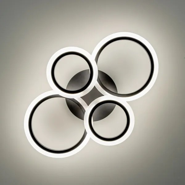 Brilagi - Lampadario a plafone LED dimmerabile ORBITS LED/50W/230V 3000-6500K antracite + +TC