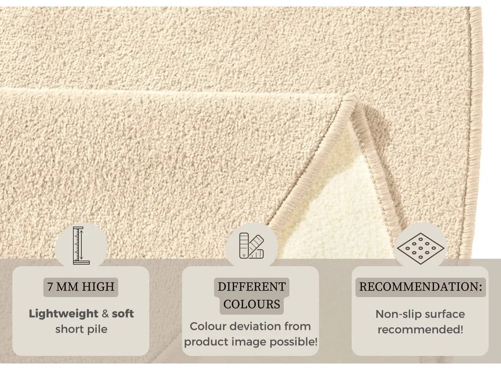 Tappeto rotondo beige ø 133 cm Fancy - Hanse Home