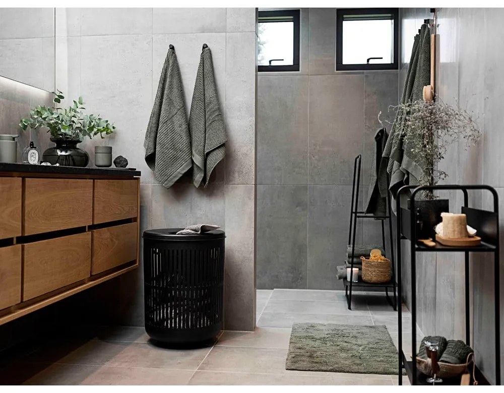 Tappetino per il bagno color kaki 50x80 cm Tiles – Zone