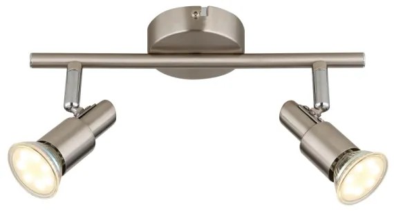 Globo 57385-2 - Faretto LED KINLEY 2xGU10/3W/230V