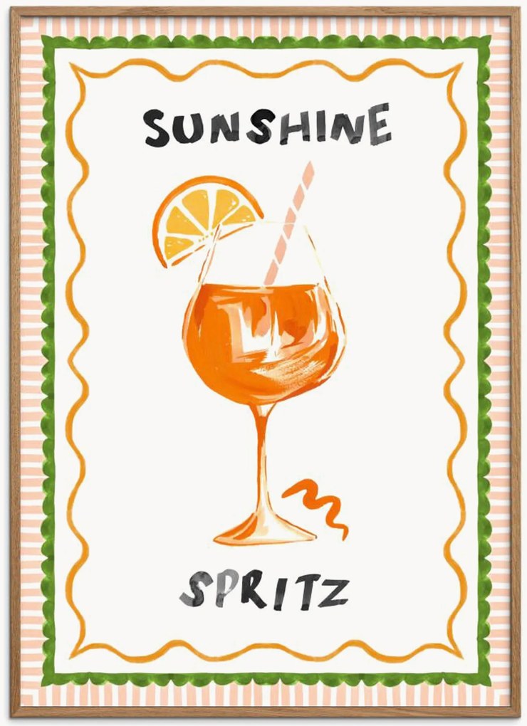Stampa digitale incorniciata Sunshine Spritz by Charlie Taylor