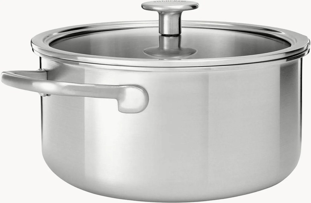 Pentola con coperchio Tri-Ply