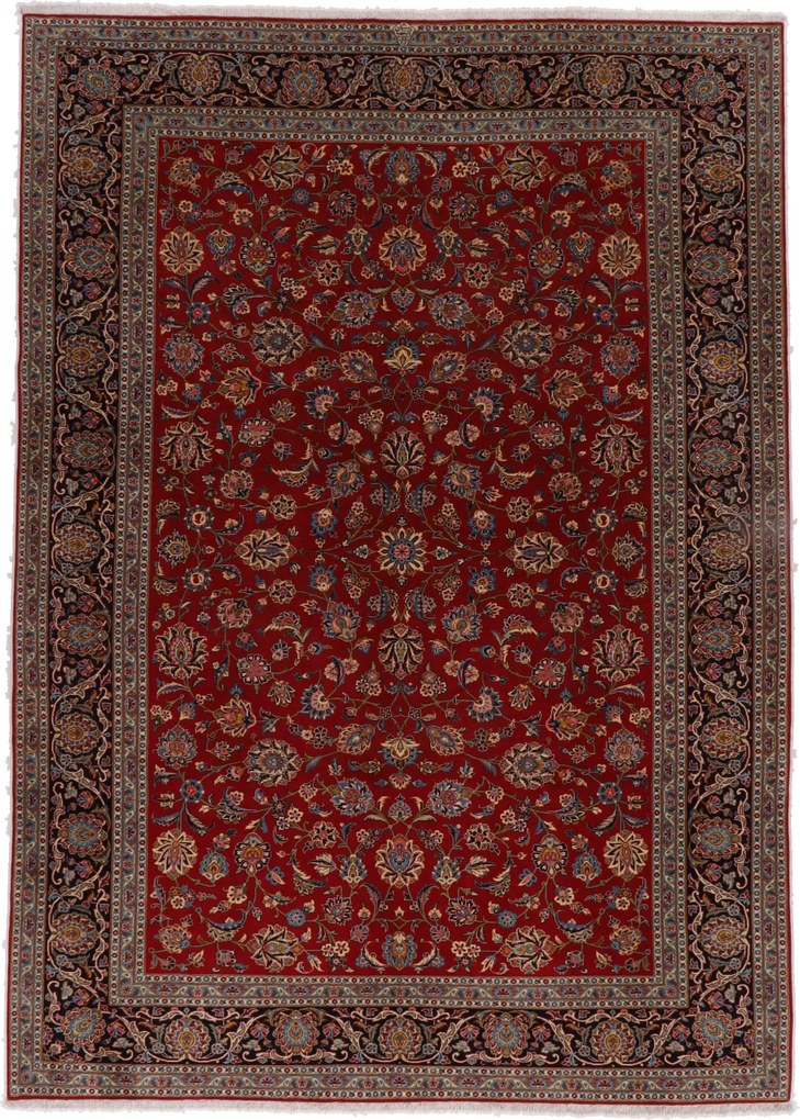 Kashan Tappeto 240x350 (Iran) Annodato A Mano