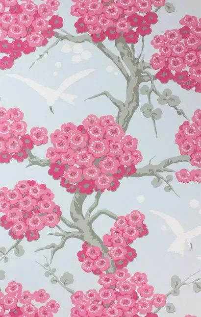 Tapete Japonerie von Osborne & Little - Pink