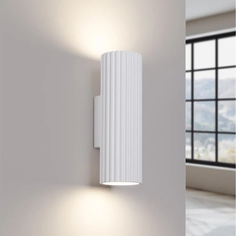 Brilagi - Applique LED CRESTO 2xGU10/10W/230V 20 cm bianca