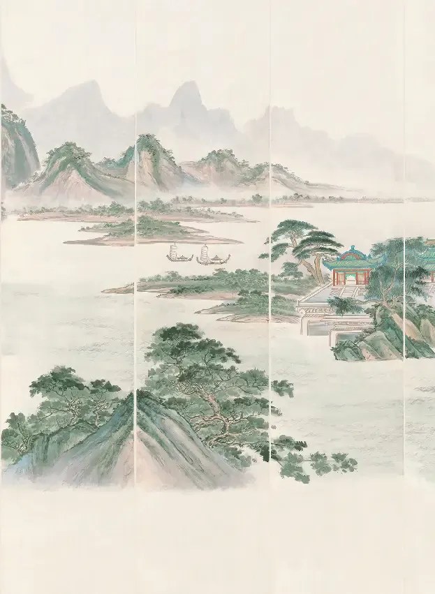Jannelli & Volpi Wandbild Kaisui - Pastel Panel 1