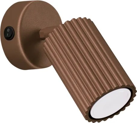 Brilagi - Faretto LED da parete CRESTO 1xGU10/10W/230V marrone