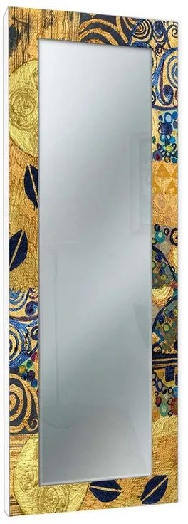 Specchio rettangolare in legno multicolore 52 x 152 cm