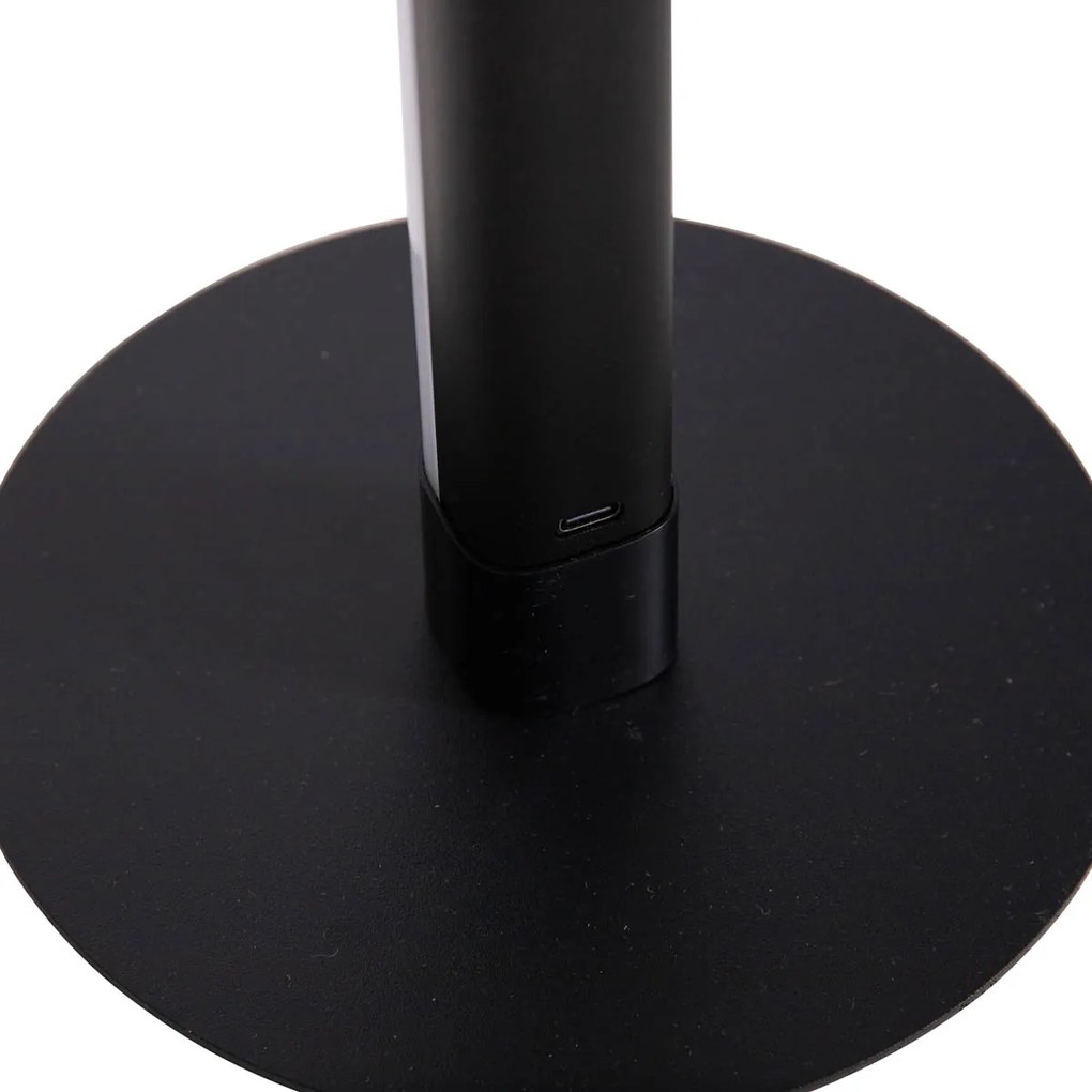 Lampada da terra neon nera con LED RGB dimmerabile - Tijs