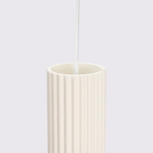 Brilagi - Lampadario a sospensione con filo CRESTO 1xGU10/10W/230V color crema