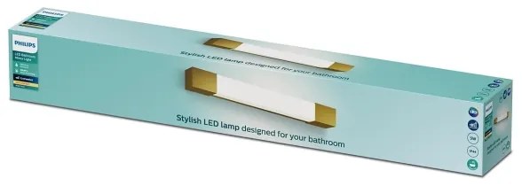 Philips - Lampada per specchio da bagno ROVER LED/5W/230V IP44 ottone