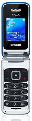 CELLULARE FOX DUAL SIM APERTURA A CONCHIGLIA - BLU