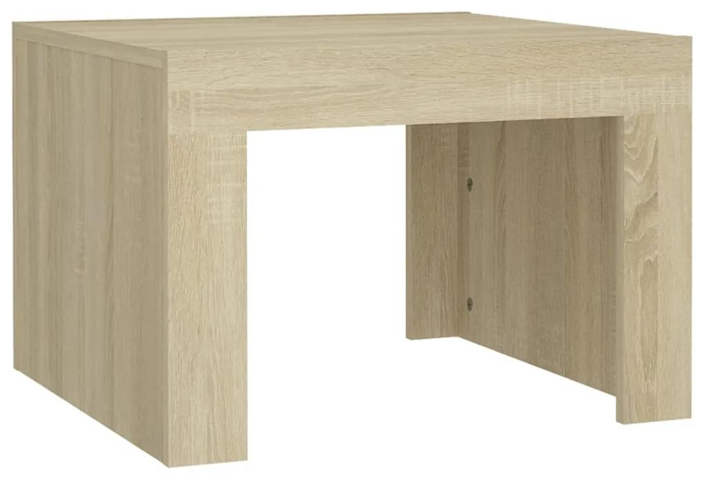 Tavolino da salotto rovere sonoma 50x50x35 cm in truciolato
