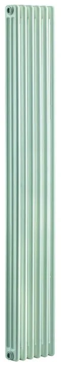 Radiatore acqua calda EQUATION Comby in acciaio 3 colonne, 6 elementi, interasse 1735 mm, bianco