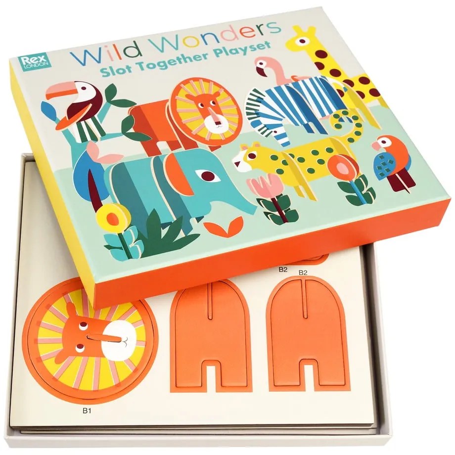 Gioco pieghevole in legno Wild Wonders - Rex London