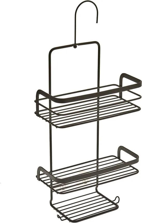 Mensola da bagno sospesa nera Origin Lava - Metaltex