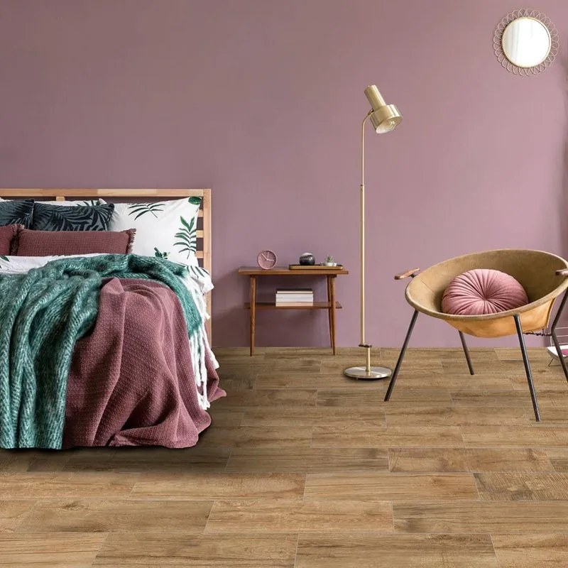 Piastrella da pavimento e rivestimento interno GREENWOOD in gres porcellanato grigio 20 x 60 cm, sp 7.4 mm traffico intenso (pei 4/5) R9