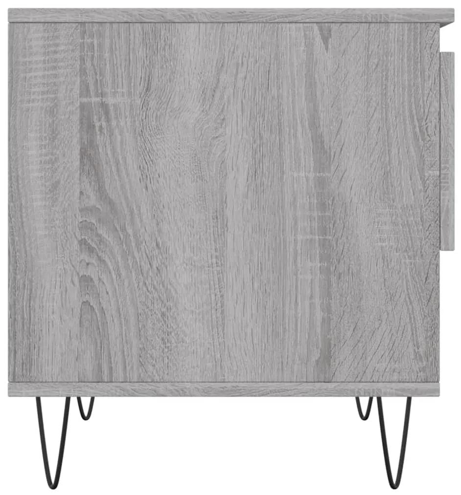 Tavolino da Salotto Grigio Sonoma 50x46x50 cm Legno Multistrato