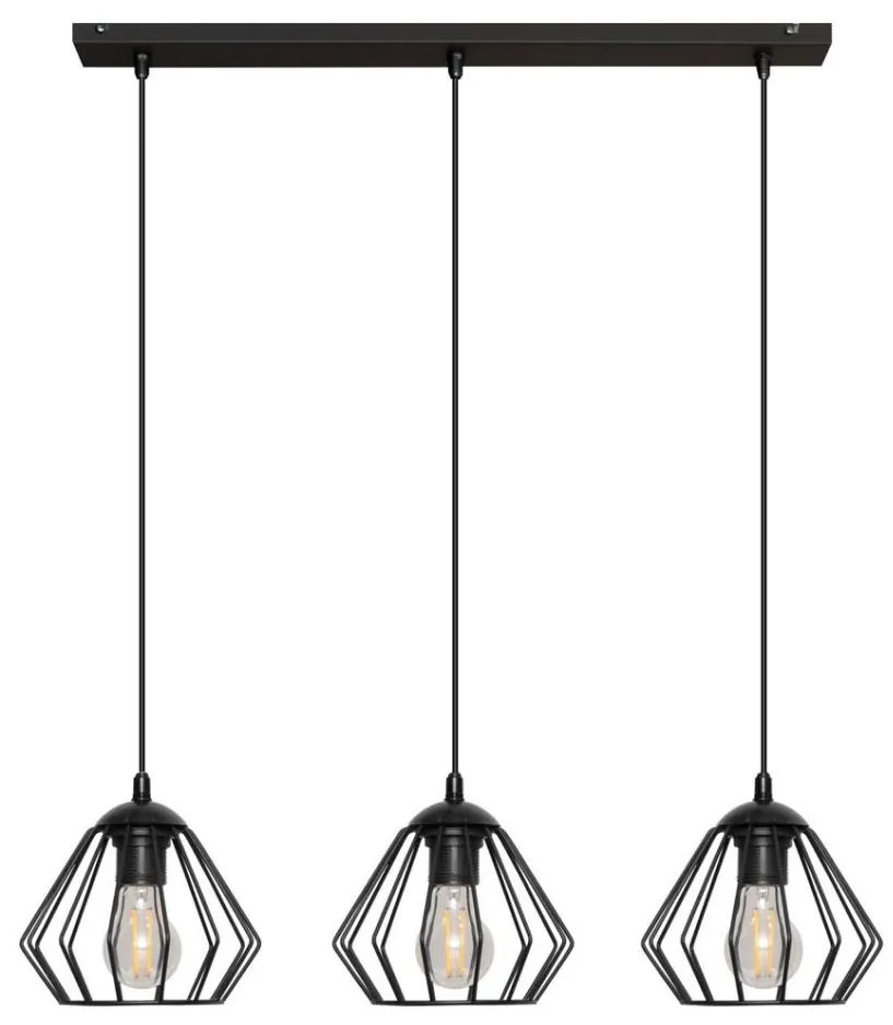 Lampadario a sospensione con filo AGAT 3xE27/15W/230V