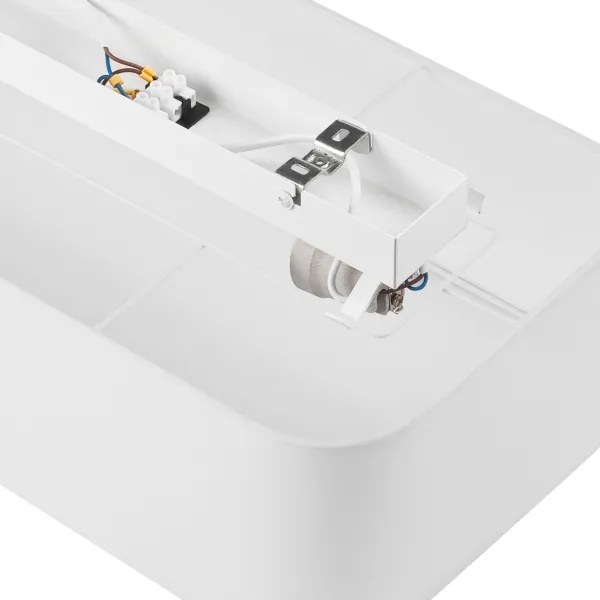 Plafoniera SIRJA SQUARE 2xE27/15W/230V bianco