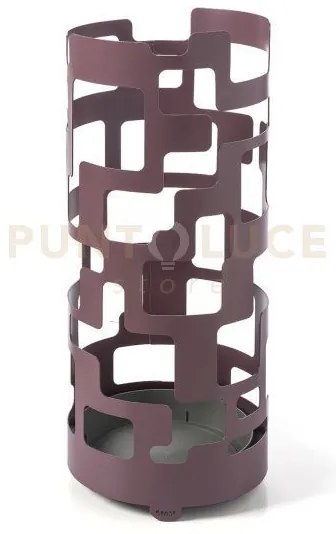 Portaombrelli flofilo viola ametista in ferro  20x50h cm