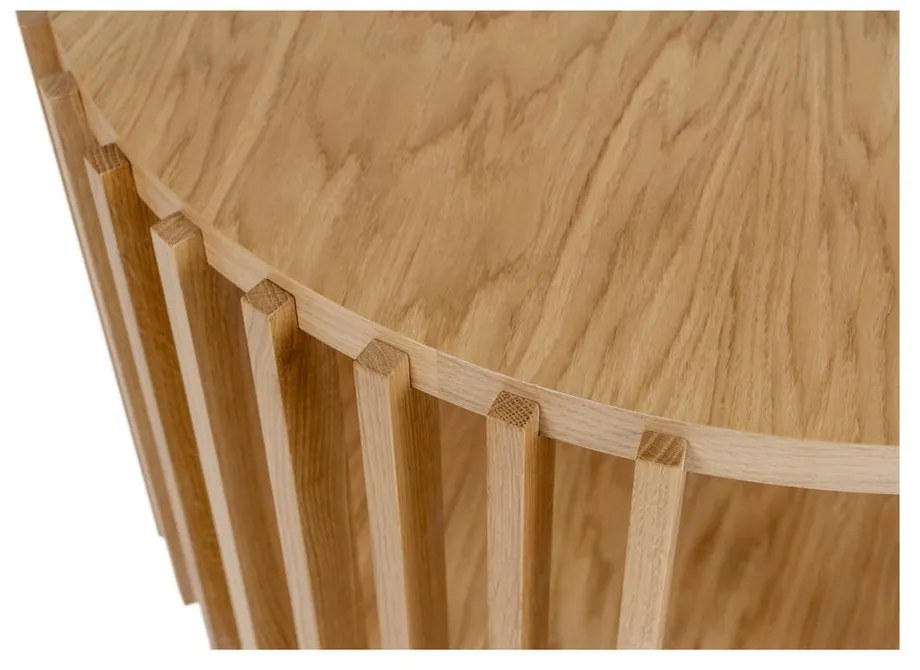 Tavolino in rovere , ø 83 cm Drum - Woodman