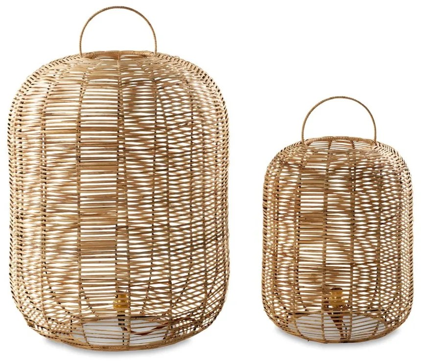 Lampada da tavolo in vimini, altezza 65 cm Noko - Nkuku