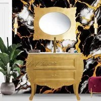 Mobile bagno Sorriso con finitura golden shine