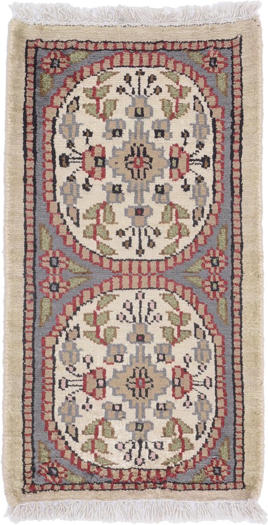 Agra Tappeto 30x60 (Indian) Annodato A Mano