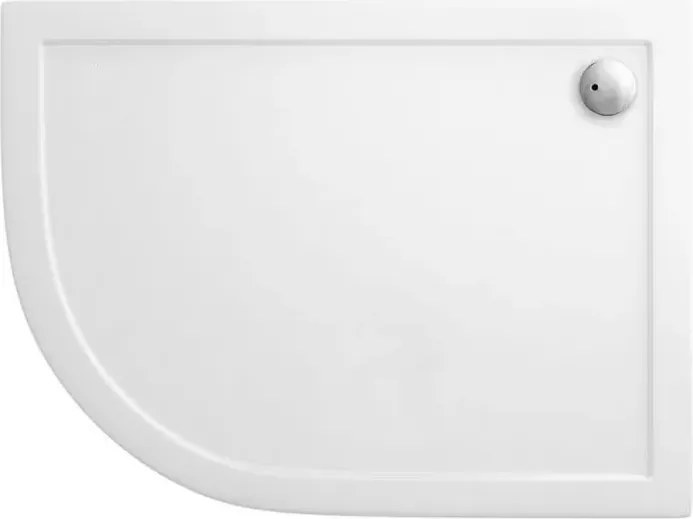 Piatto doccia 120x90 semicircolare versione destra KAM-1200 - KAMALU