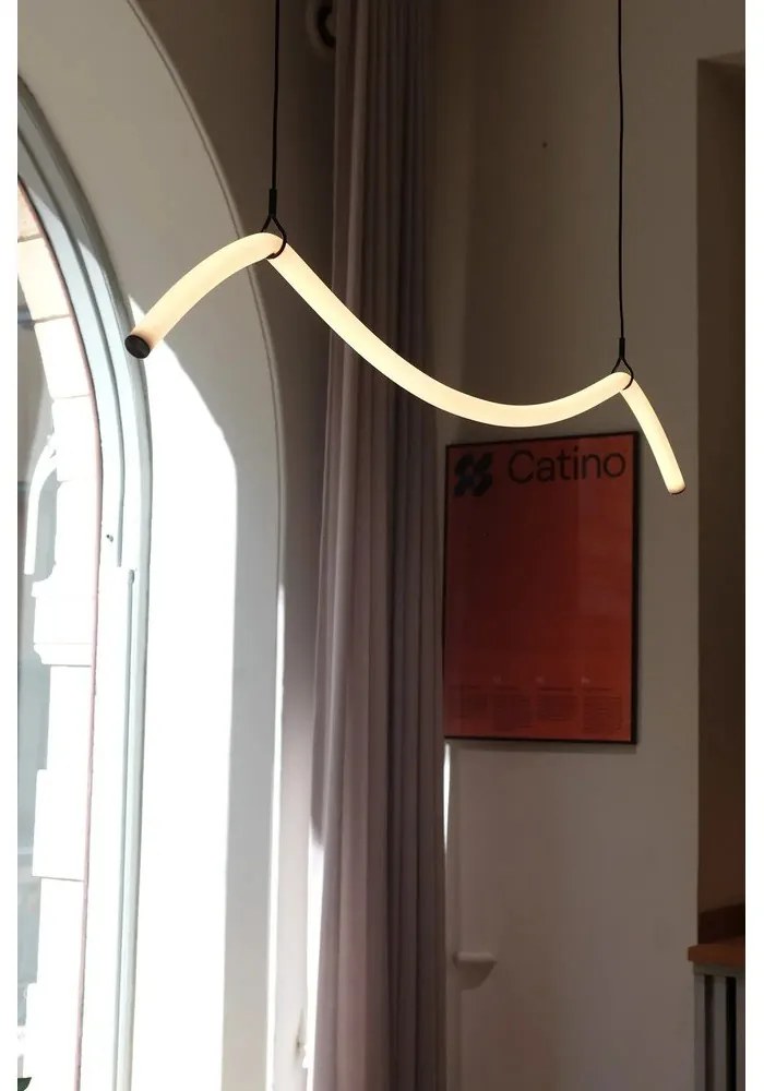 Lampadario LED bianco e nero Melt – Markslöjd