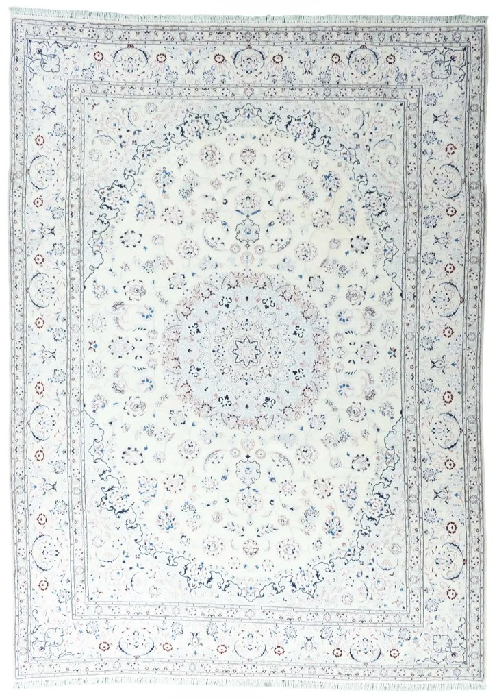 Nain Tappeto persiano 340 x 250 Beige (Iran) Annodato A Mano
