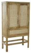 Credenza DKD Home Decor Marrone Rattan Legno di mango 90 x 40 x 160 cm