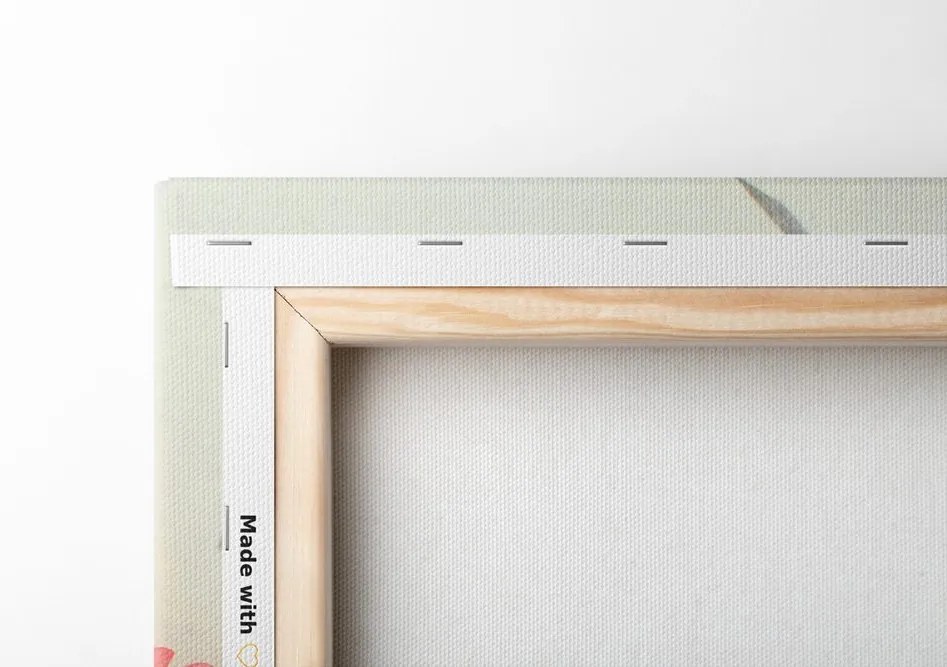 Quadro su tela – Tulipani con tocco primaverile