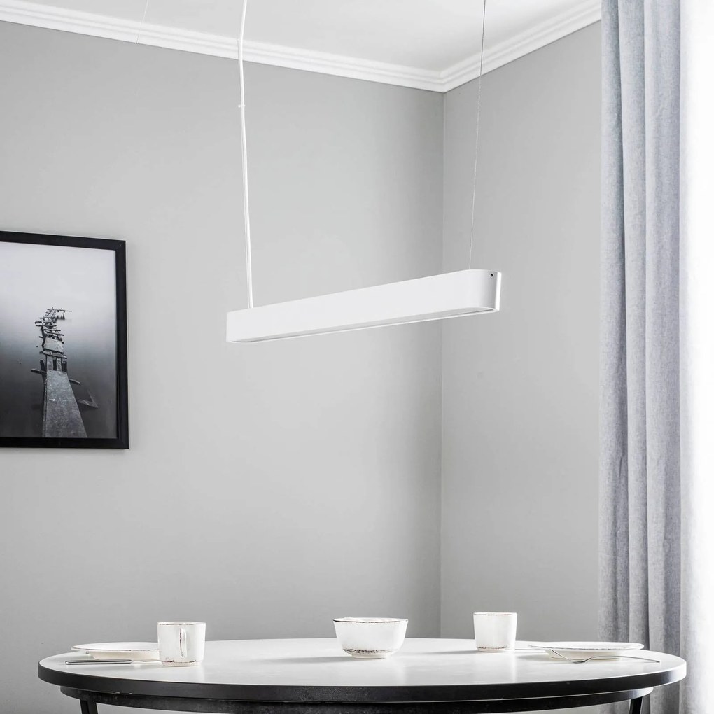 Nowodvorski Lighting Lampada a sospensione Soft bianco 95 cm