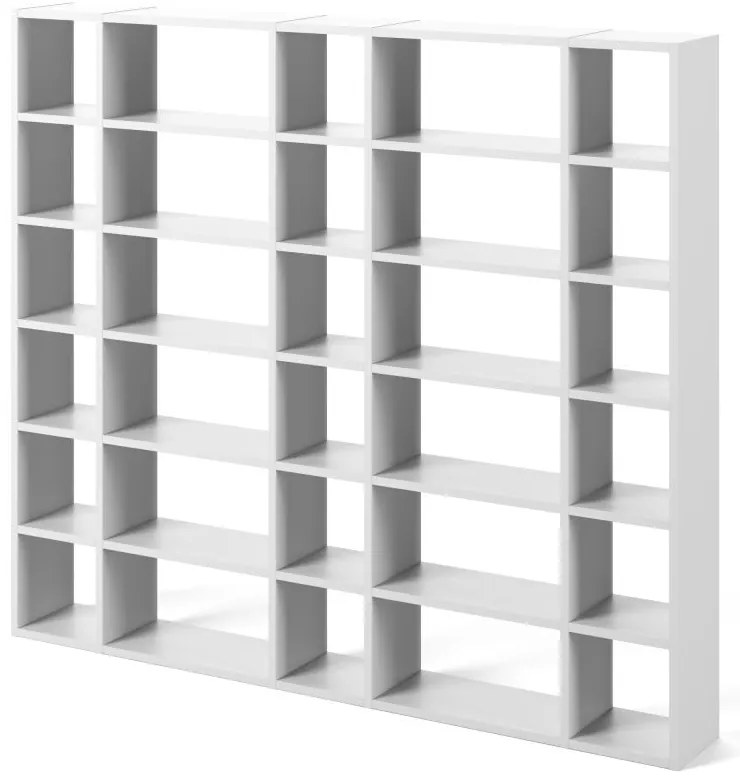 Libreria bianca, altezza 224 cm Pombal - TemaHome