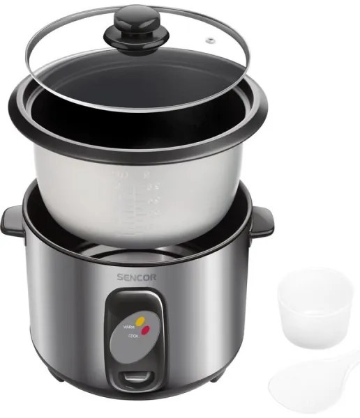 Sencor - Cuociriso 500W/230V 1,5 l in acciaio inox