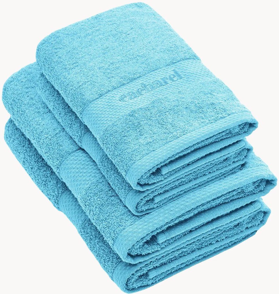 Set di 4 asciugamani in cotone Simply Bath