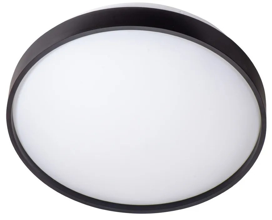 Plafoniera LED Rotonda 18W Ø350mm CCT Bianco Variabile IP20 - Nera