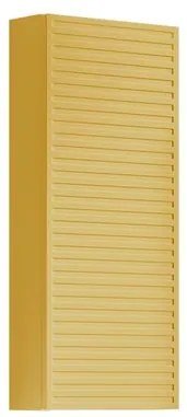 Pensile bagno Pixel laccato opaco giallo sole, 1 anta apertura da sinistra P 17 x L 30 x H 80 cm