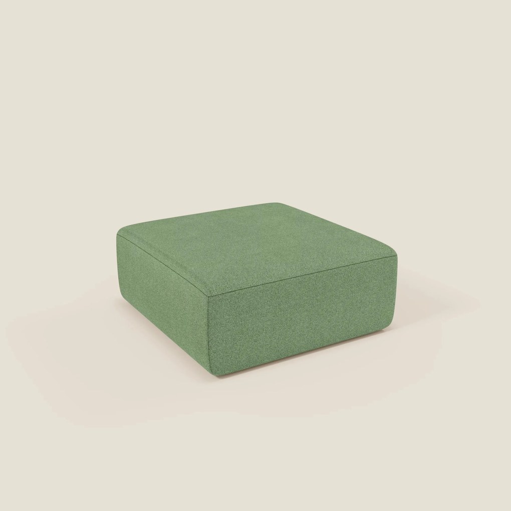BonBon pouf divano modulare in 2 dimensioni in tessuto smacchiabile T23 menta