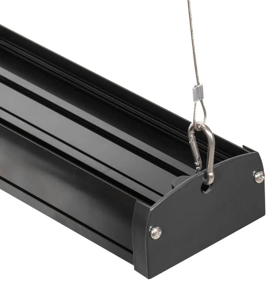 Campana Lineare LED 150W 76cm Sospesa 16.500 lm con Osram chip LED Colore Bianco Naturale 4.000K