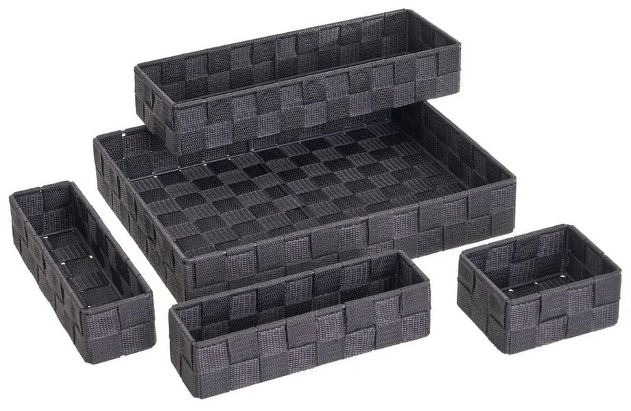 Organizer per cassetti in tessuto in set da 5 - Casa Selección