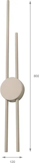Lampada da parete LED LANA LED/15W/230V 4000K beige