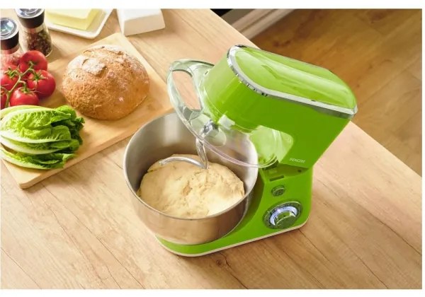 Sencor - Robot da cucina con ciotola in acciaio inox 1300W/230V verde