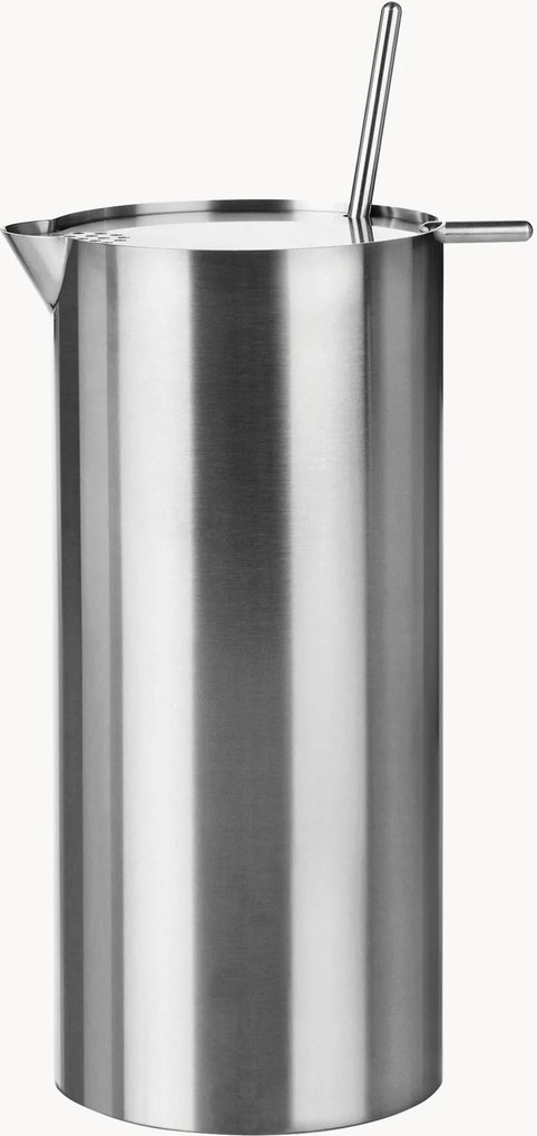 Shaker cocktail con colino e cucchiaio da bar Arne Jacobsen, 1 L