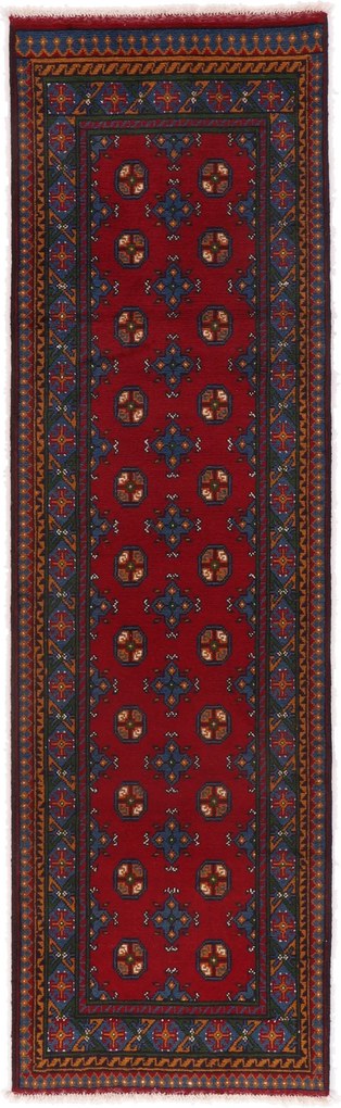 Afghan Tappeto 290x80 (Afghanistan) Annodato A Mano