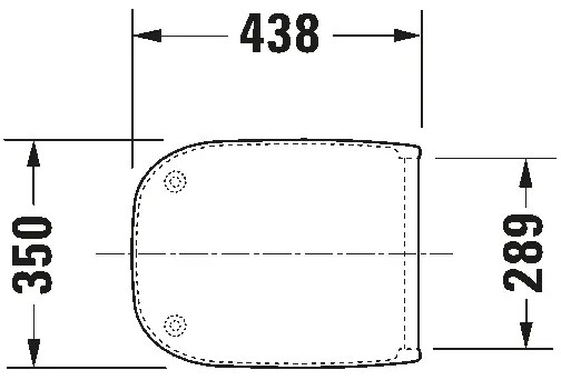 Duravit 67390099 - Sedile WC SoftClose D-CODE 35 x 43,8 cm, bianco