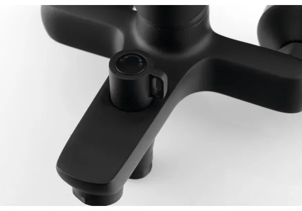 Aqualine - Rubinetto vasca da bagno LOTTA opaco nero