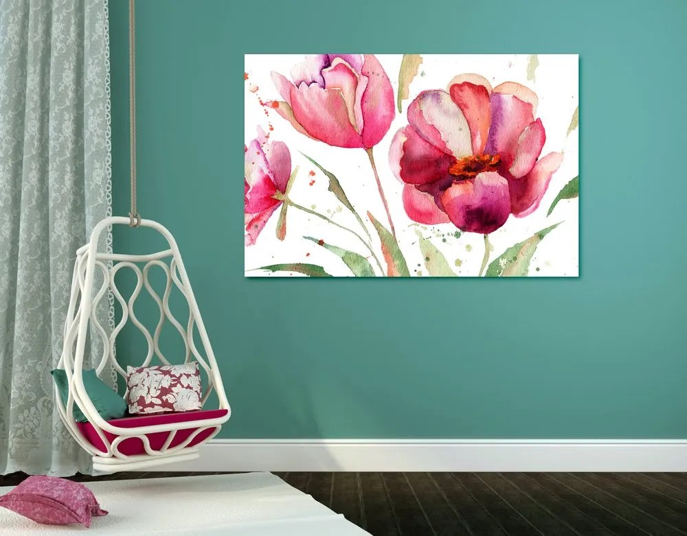 Quadro su tela – Tulipani stupendi in versione interessante